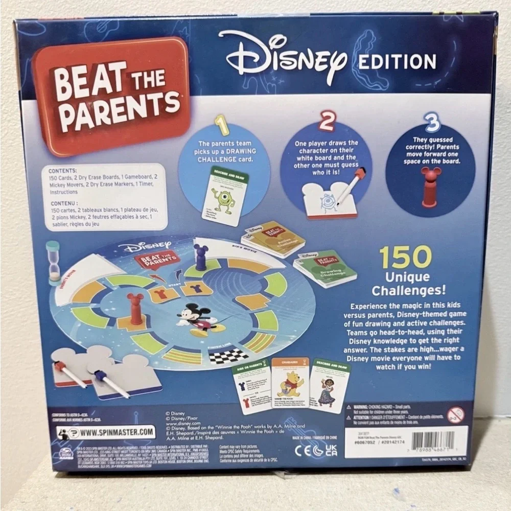 Beat the Parents Disney Edition - Family Game - New in Box